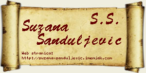 Suzana Sanduljević vizit kartica